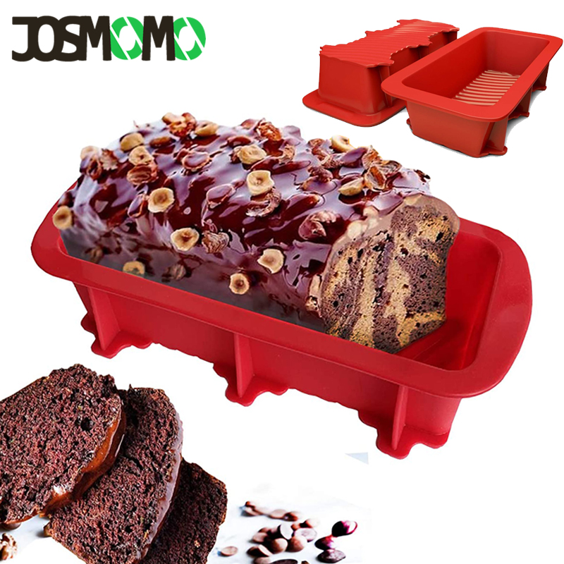 JOSMOMO 1pc Silicone Loaf Pan - Chảo bánh mì silicone chống dính, chỉ cần thò ra! Hoàn hảo cho bánh mì, bánh ngọt, bánh hạnh nhân, bánh mì thịt, không chứa BPA và an toàn cho máy rửa bát