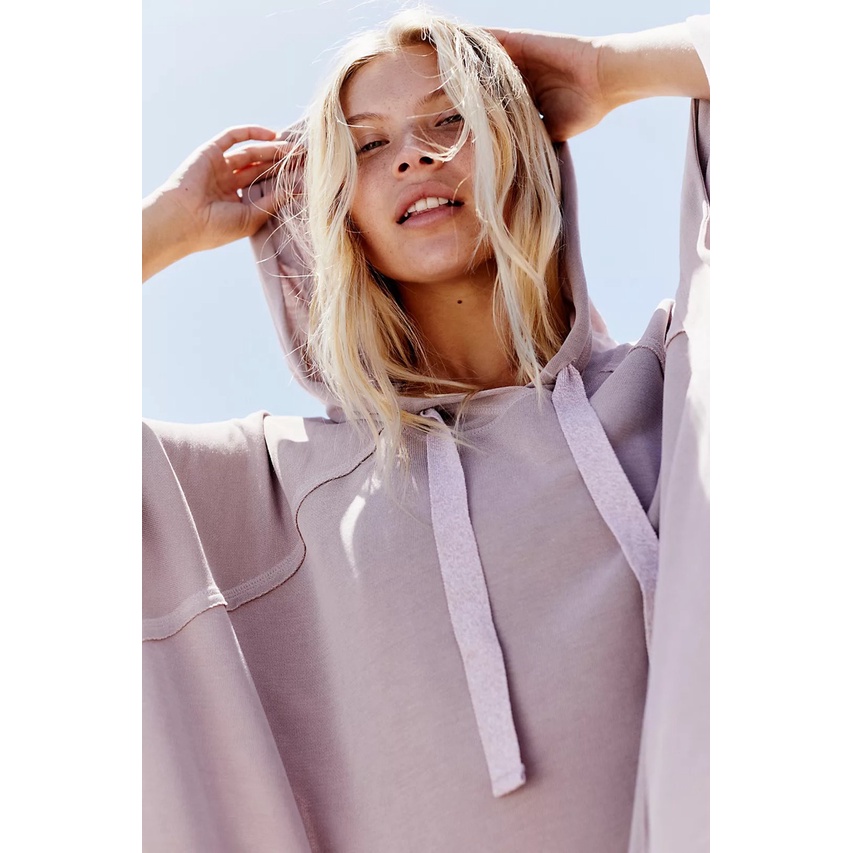 Hàng dư xịn - Áo hoodie oversized nữ dáng boho Fr33 P3ople xuất khẩu