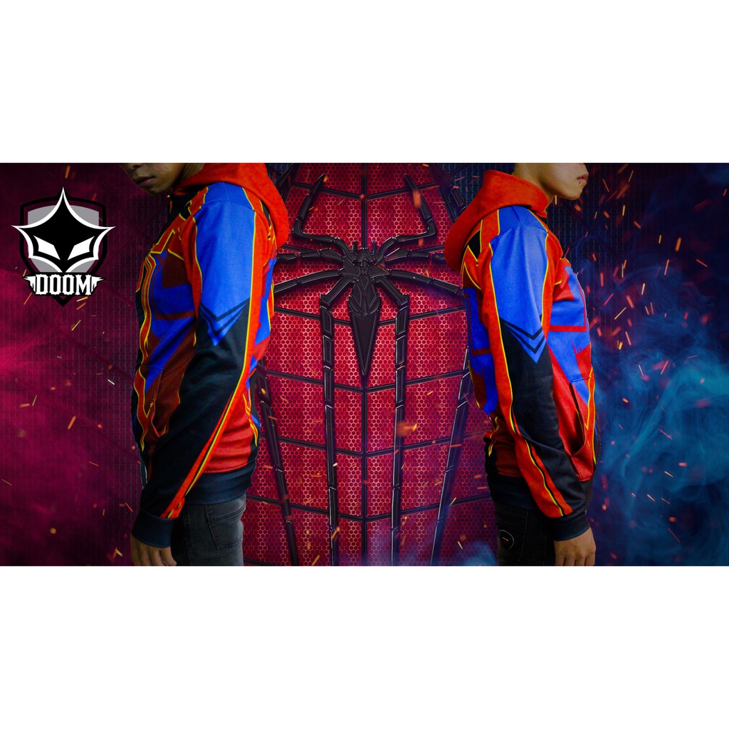 Áo khoác Hoodie Zipper Spider Man