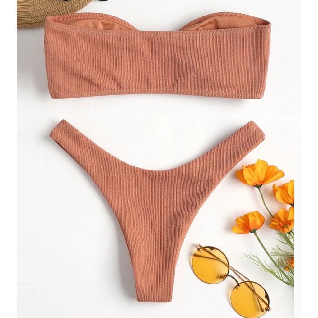 Bộ đồ bơi màu trơn gợi cảm dành cho nữ | BigBuy360 - bigbuy360.vn