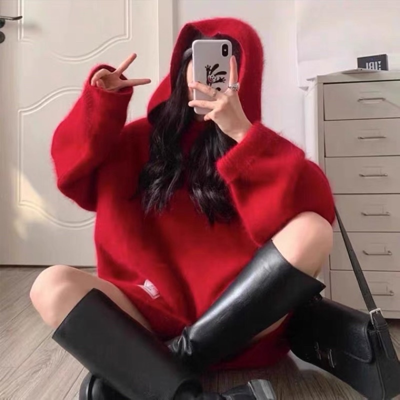 Áo váy có mũ thu đông 2021 | BigBuy360 - bigbuy360.vn