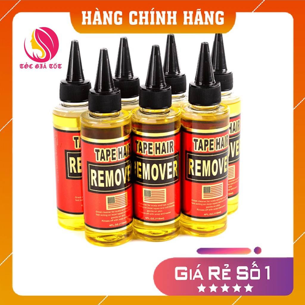 Dung dịch tẩy keo tóc giả, dễ dàng tẩy phần keo sót lại, mùi thơm dễ chịu, dung tích 118ml