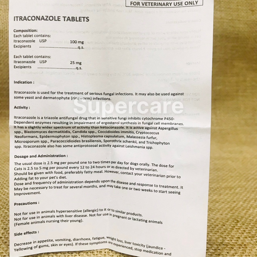 Itra.25 - Giải Pháp Nấm Da Trên Chó Mèo