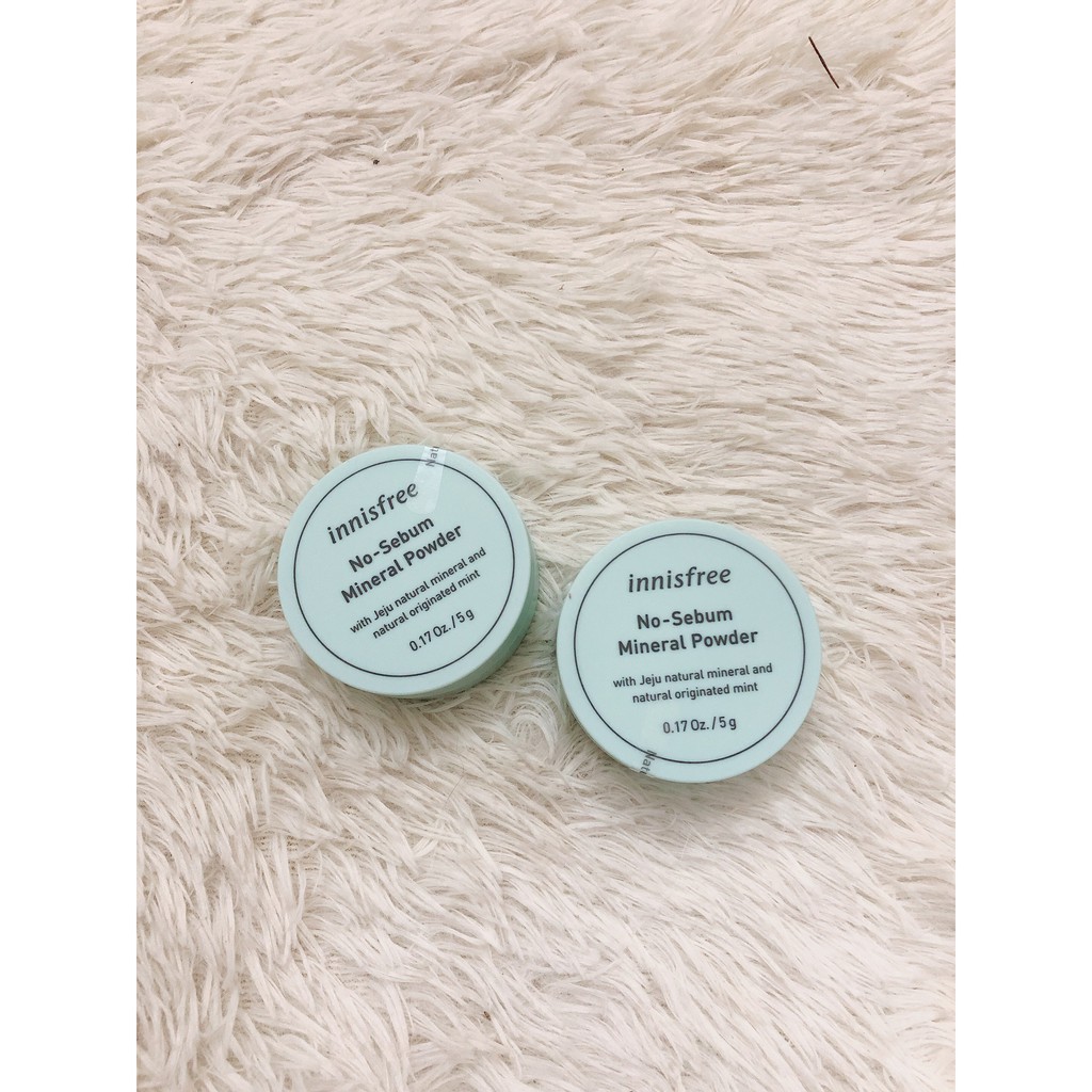 Phấn phủ kiềm dầu innisfree No Sebum