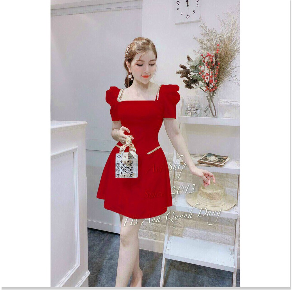 Đầm trượt phối viền xích nữ dự tiệc siêu sang trọng cho quý chị em KOKO MI STORE