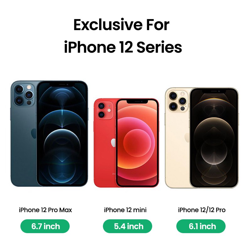 Kính cường lực UGREEN 9D bảo vệ toàn màn hình cho Iphone 12 Pro 6.1inch