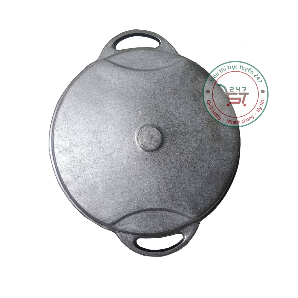 Mâm nướng tròn sọc quạt chống dính 31x31 cm đa năng Mâm nướng thịt thơm ngon tại nhà với giá tốt
