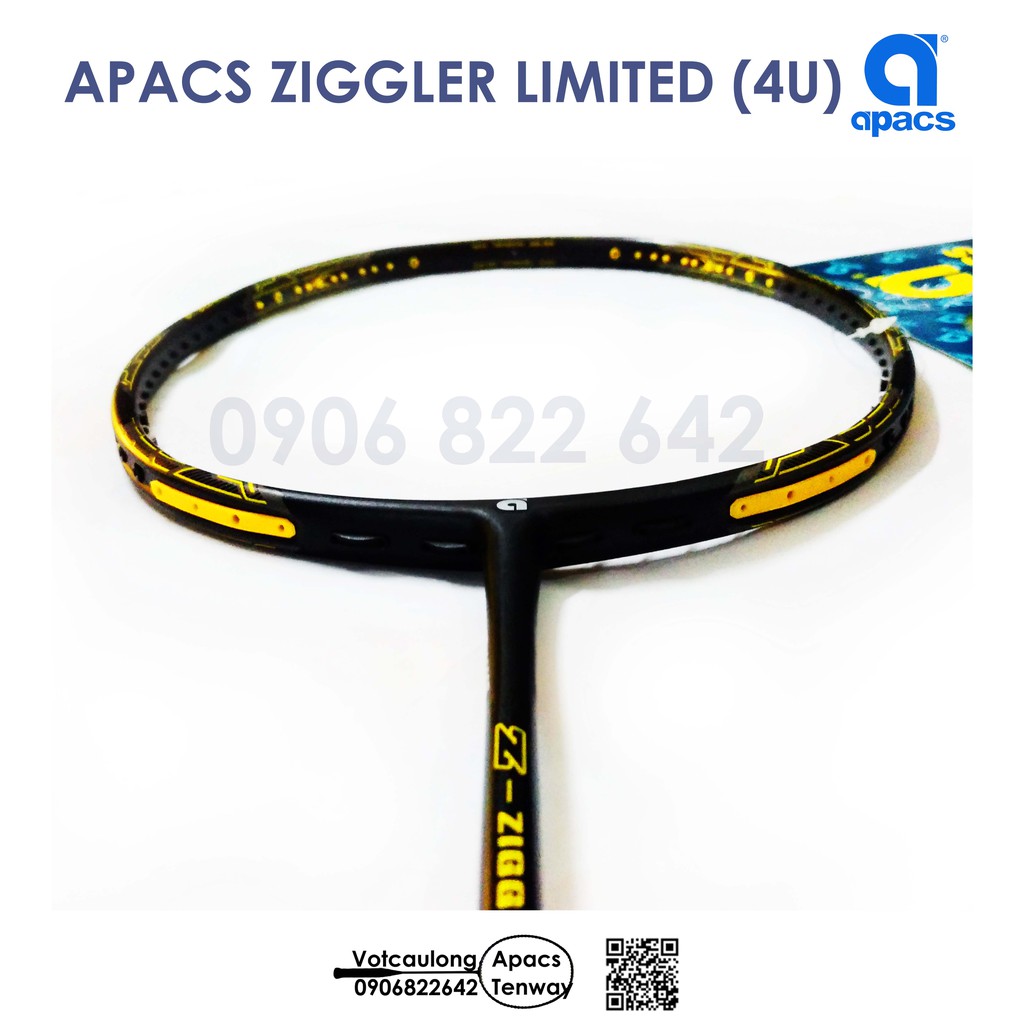 [Vợt cầu lông Apacs Z-Ziggler Limited - 4U] Vợt thân đũa, đập cầu xé gió