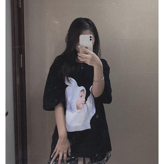 Áo thun ADLV tay ngắn chất cotton hoạ tiết in cho nam và nữ