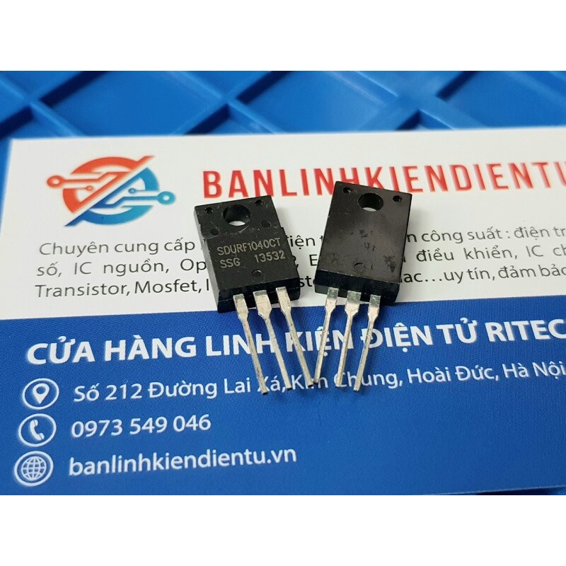 [Combo 3 chiếc] SDURF1040CT Diode 10A 400V TO-220AB