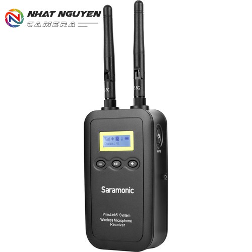 Micro không dây Saramonic VmicLink5 RX+ 3TX (5.8 GHz) - Bảo hành 12 tháng