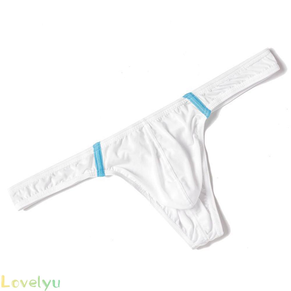 Quần lót lọt khe màu trơn thoáng khí sexy cho nam màu sắc