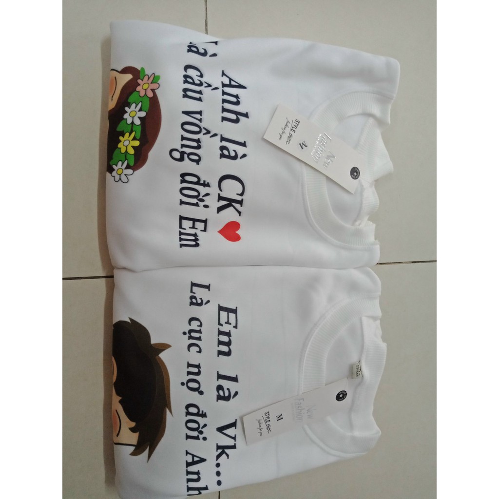 áo nỉ in theo yêu cầu