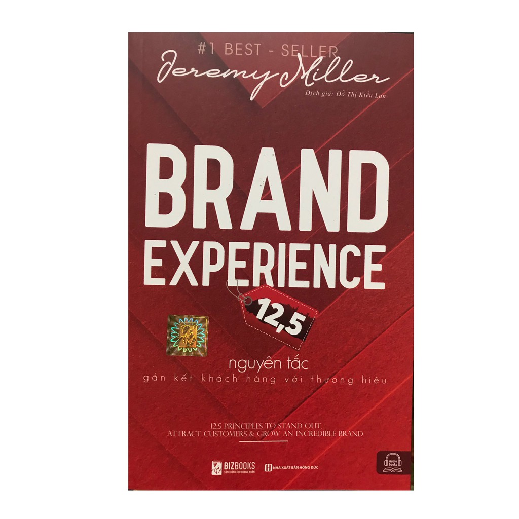 Sách - Brand Experience 12,5 - Nguyên Tắc Gắn Kết Khách Hàng Với Thương Hiệu