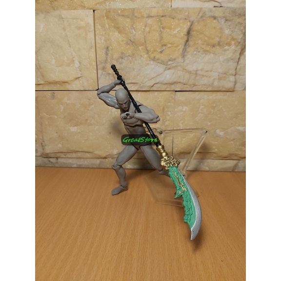 Mô hình tỉ lệ 1:12 Thanh Long Đao 18cm dùng cho mô hình tỉ lệ 1:12