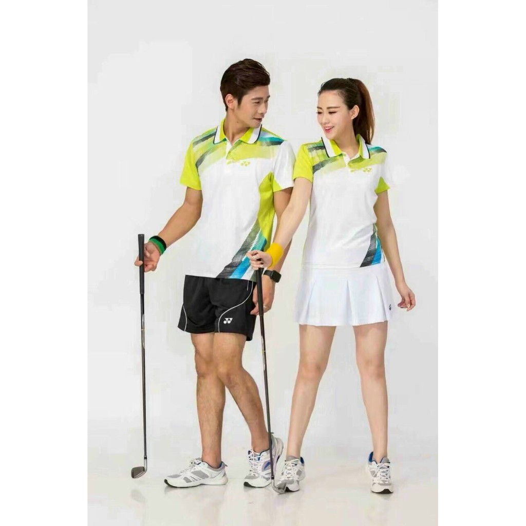 Áo cầu lông, bóng chuyền Yonex chất vải mềm, mặc thoáng mát cho đôi nam nữ