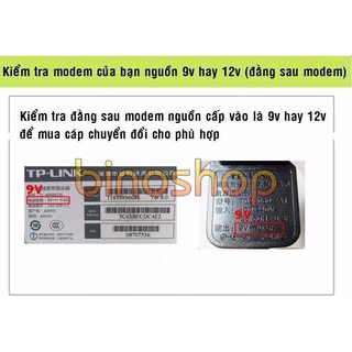 Cáp chuyển đổi điện áp cho Modem/Router WiFi
