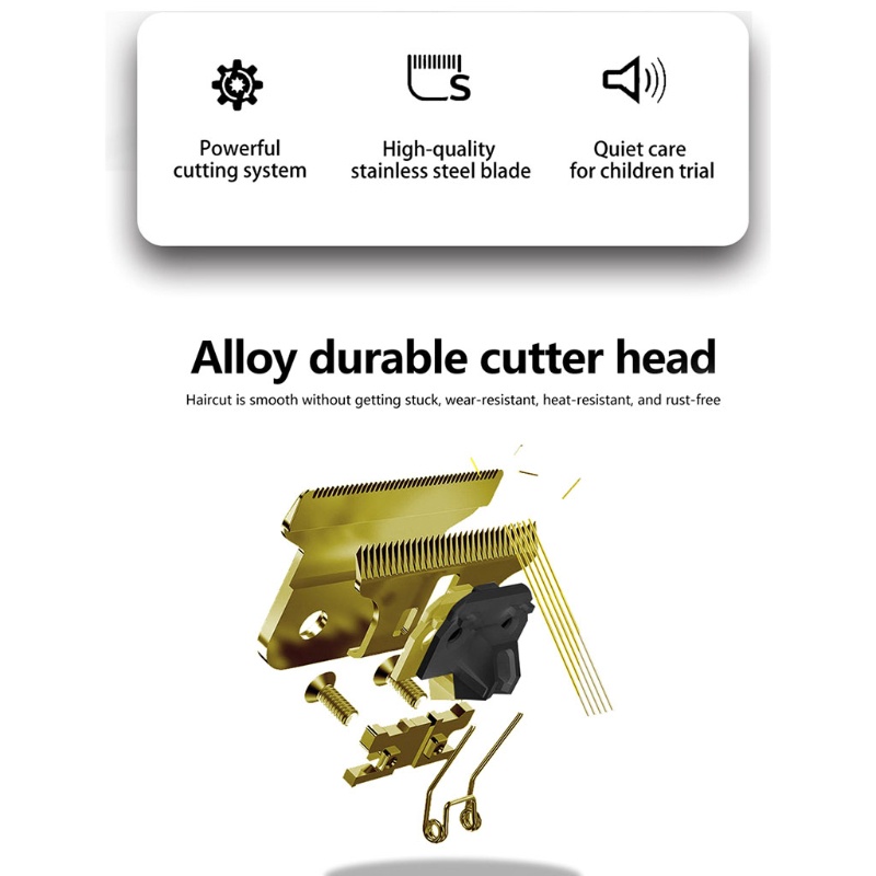 Lưỡi Tông Đơ Cắt Tóc Chữ T Kèm Giá Đỡ T9 Thay Thế Tiện Dụng Cho Salon