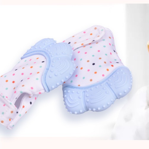 [BABY] Găng tay/bao tay gặm nướu chính hãng Teether cho bé trai bé gái