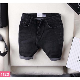 Quần short Jean nam co giãn hình thật