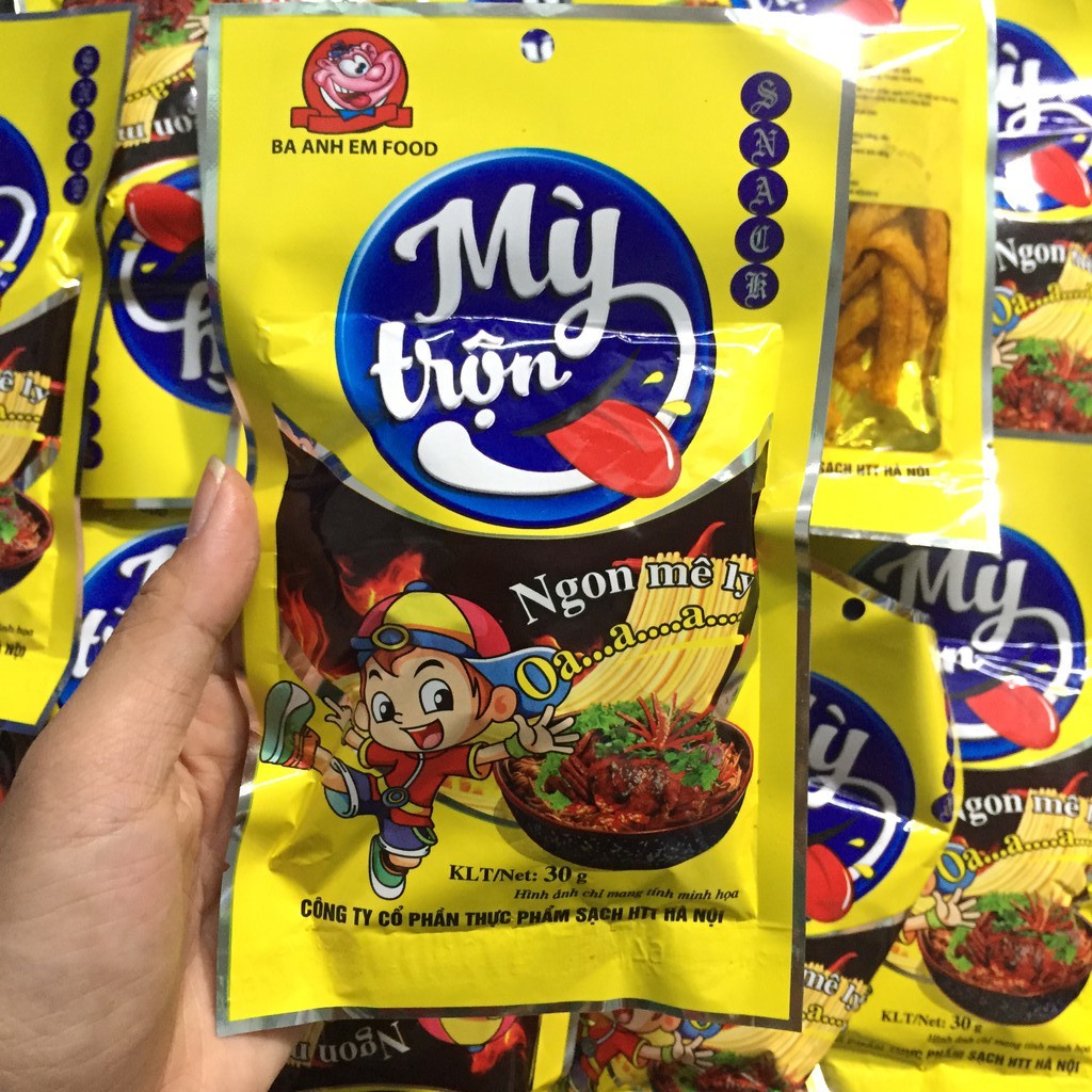 Gói Snack Mì Trộn Ngon Ngon