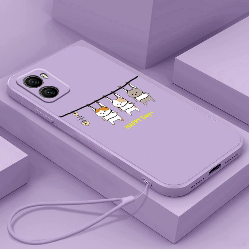 Ốp lưng VIVO Y15S VIVO Y15A Ốp Điện Thoại Silicone Mềm Mịn Bảo Vệ Cho VIVO Y15S VIVO Y15A LSMM01 viền vuông cute