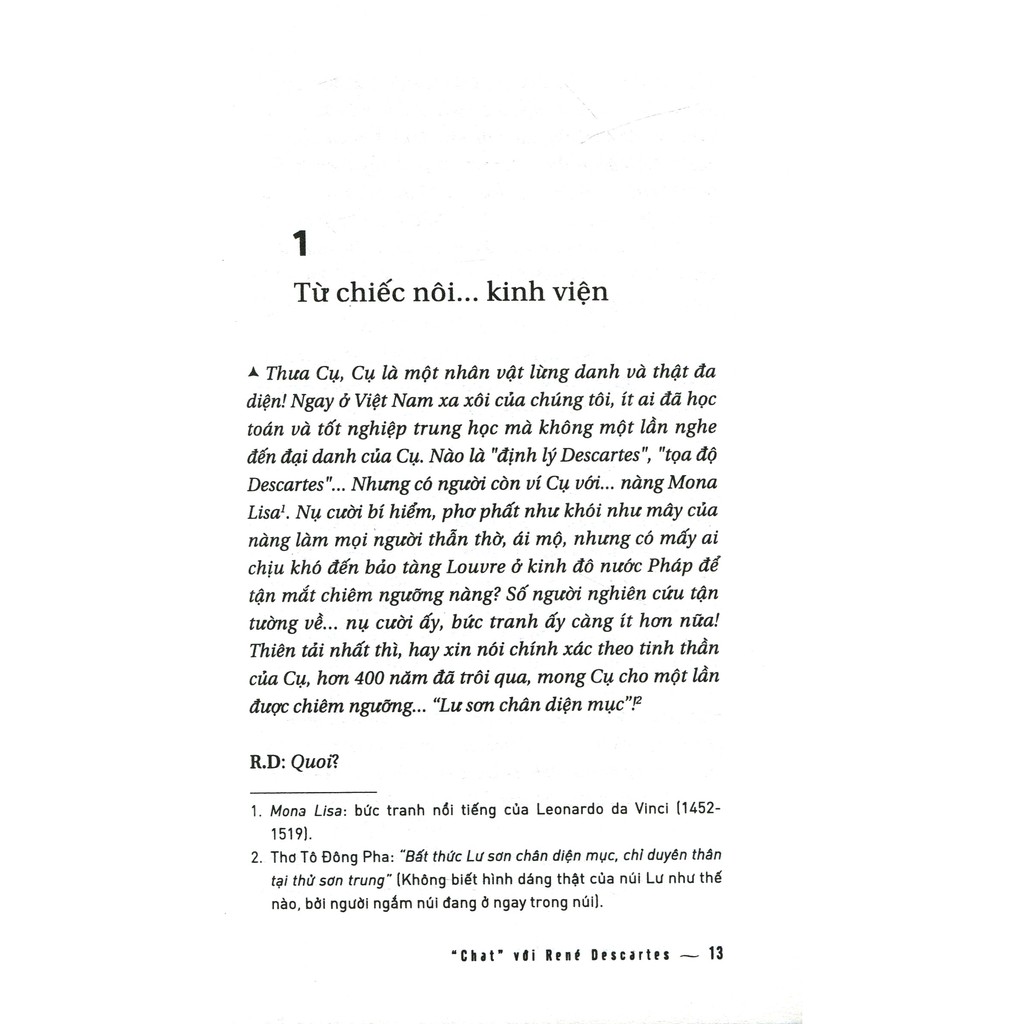 Sách - Triết Học Cho Bạn Trẻ - "Chat" Với René Descartes | BigBuy360 - bigbuy360.vn