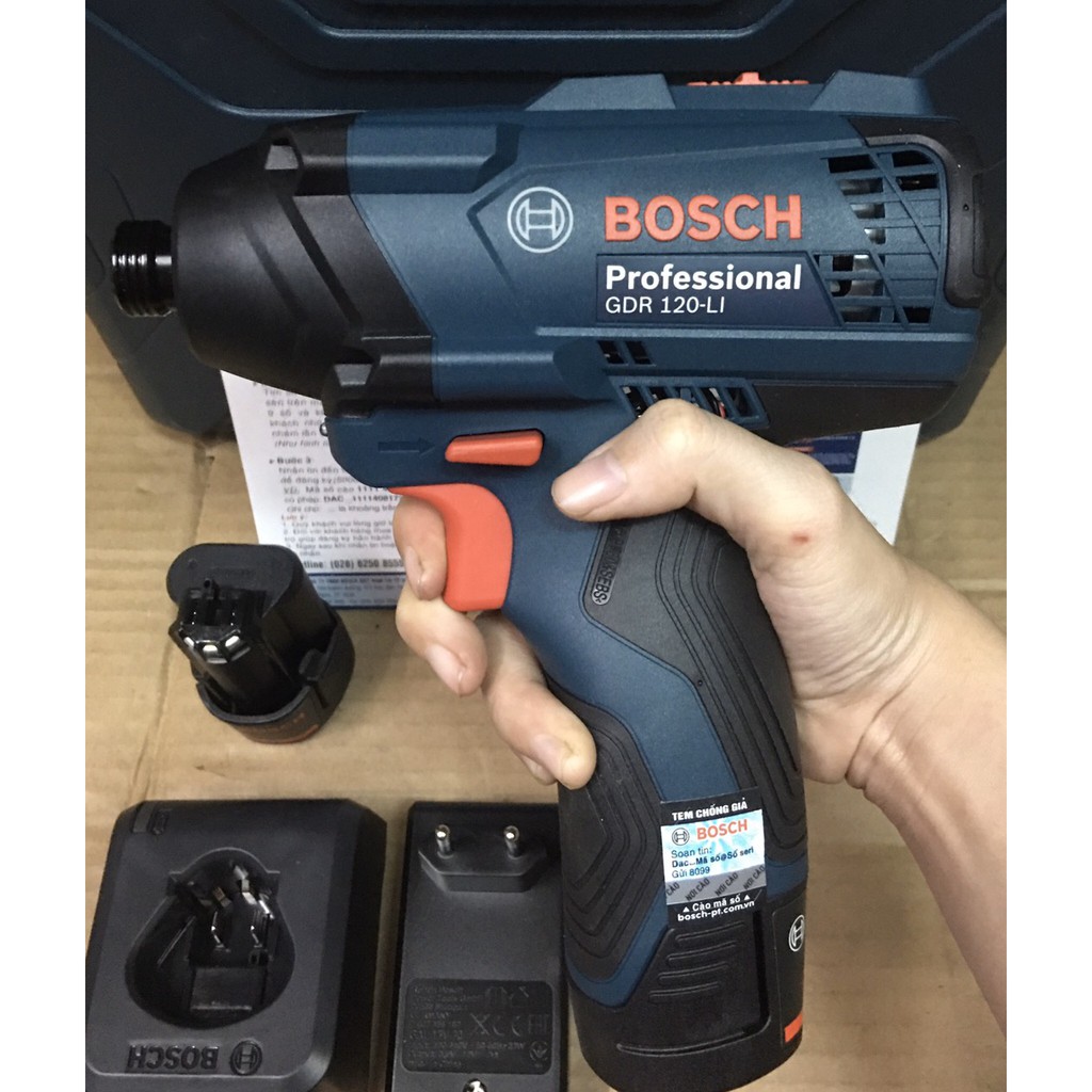 Máy vặn vít dùng pin Bosch GDR 120-LI SET
