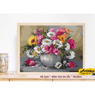 [Mã SKAMLTSM9 giảm 10% đơn 99K] D697 Tranh tô màu theo số sơn dầu số hóa ARTSHOP đã căng khung sẵn và dầu phủ bóng