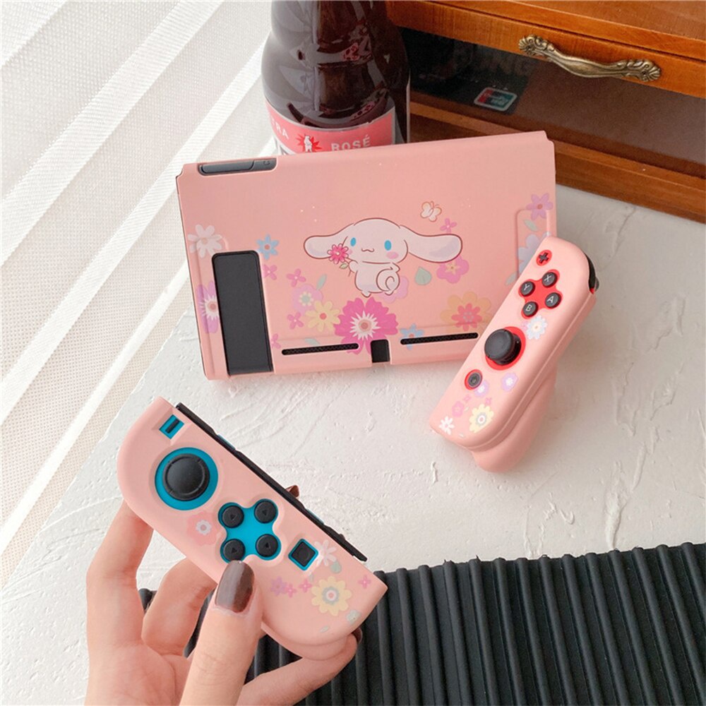 Ốp TPU Chống Trượt Họa Tiết Hoạt Hình Dễ Thương Cho Nintendo Switch Joy Con