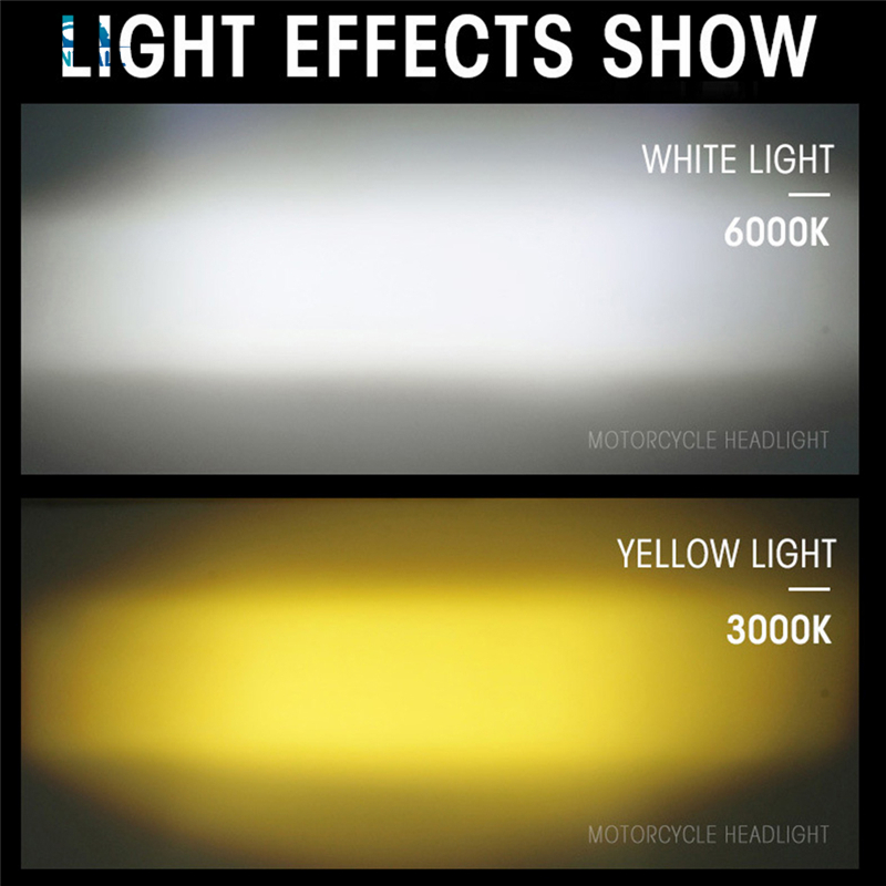 Đèn pha H4 H6 6000lm cho xe máy chất lượng cao