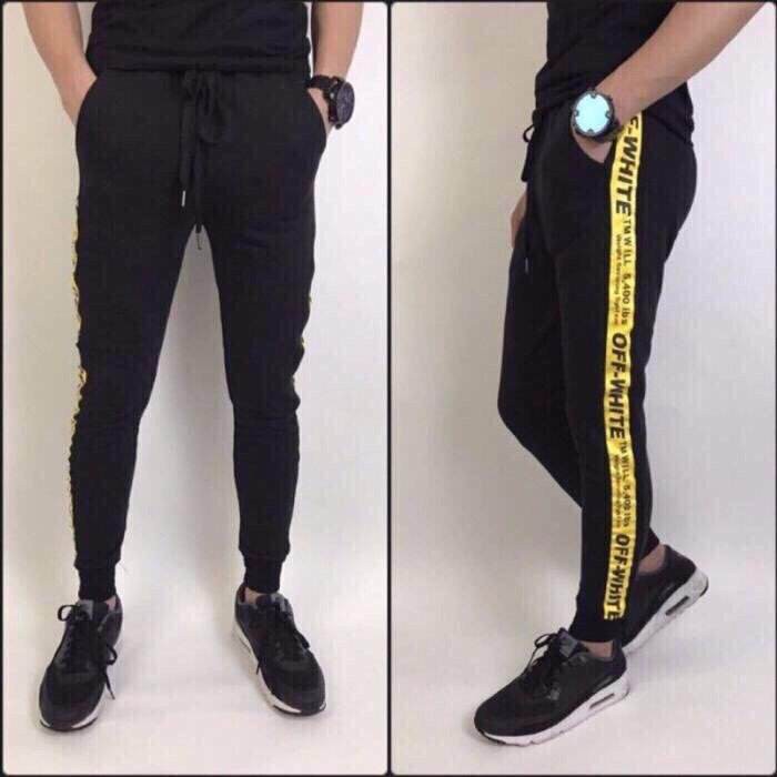 Quần Jogger Sọc Chữ Thời Trang Nam nữ
