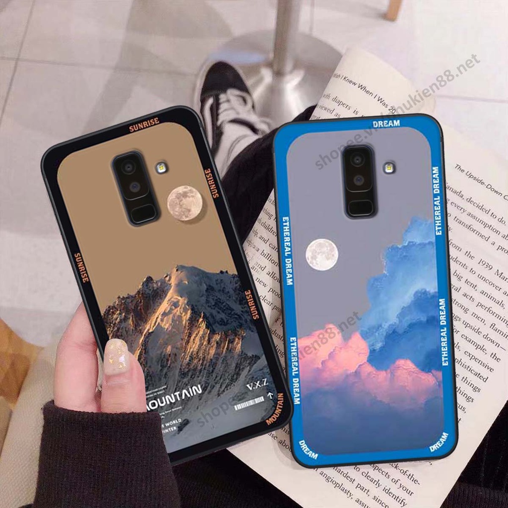 Ốp Samsung J8 hình vũ trụ, mountain, cloud phong cách cá tính