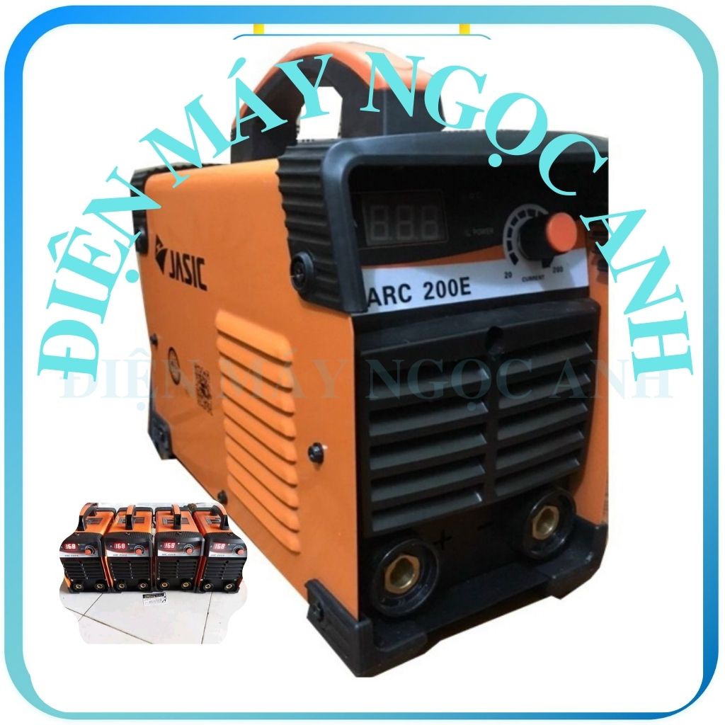 Máy hàn mini điện tử hàn que thiết sắt loại tốt siêu nhỏ cầm tay JASIC ARC 250A  hàng chính hãng 01 núm hồng ký mig