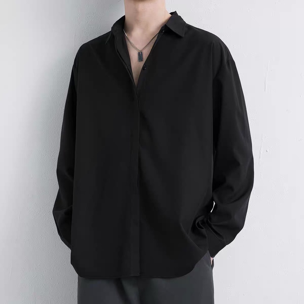 Áo sơ mi nam tay dài vải cotton mềm mượt mặc mát sơ mi nam nữ Unisex mẫu mới