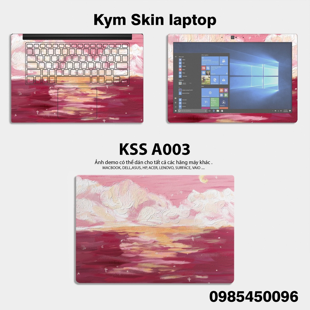 Miếng Dán Laptop Chủ Đề PHONG CẢNH THIÊN NHIÊN - Skin Dán Laptop CẮT SẴN theo từng MODEL máy