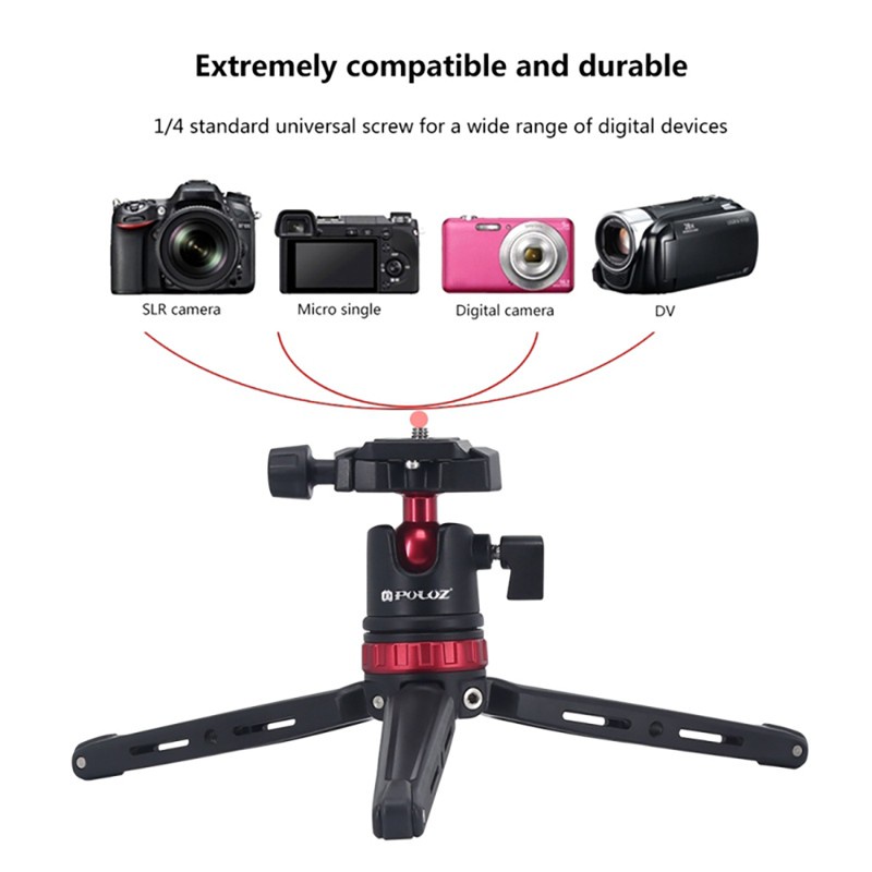 Chân Tripod Máy Ảnh Puluz 11-22.4cm | BigBuy360 - bigbuy360.vn