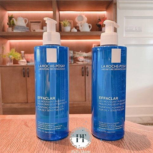 💯 ( Chính Hãng ) La Roche-Posay Sữa Rửa Mặt Dạng Gel Tạo Bọt Cho Da Dầu và Nhạy Cảm La Roche-Posay Effaclar 400ml | BigBuy360 - bigbuy360.vn