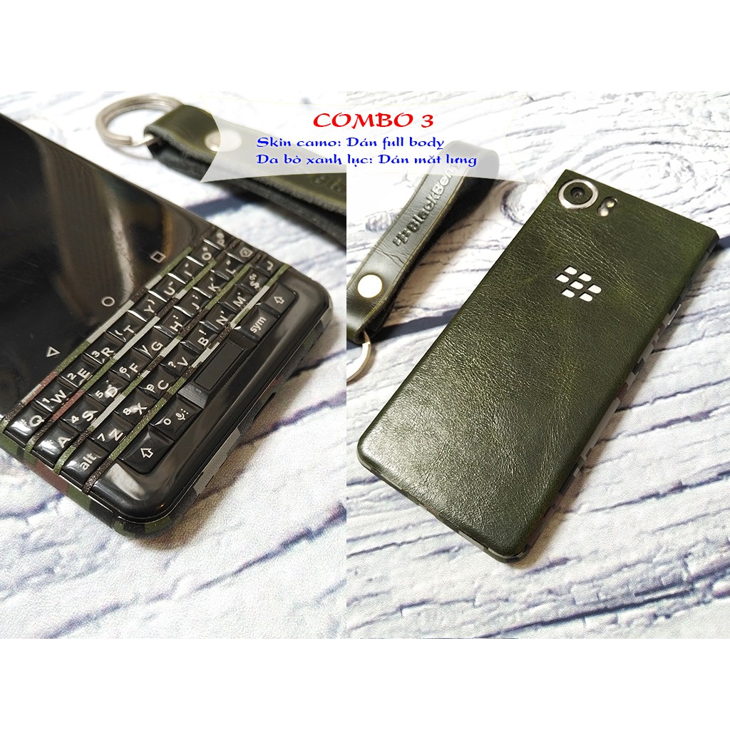 Combo dán da + skin BlackBerry Keyone 3  [ Deal_sốc]