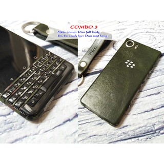 Combo dán da + skin blackberry keyone 3 - d47 - s18
