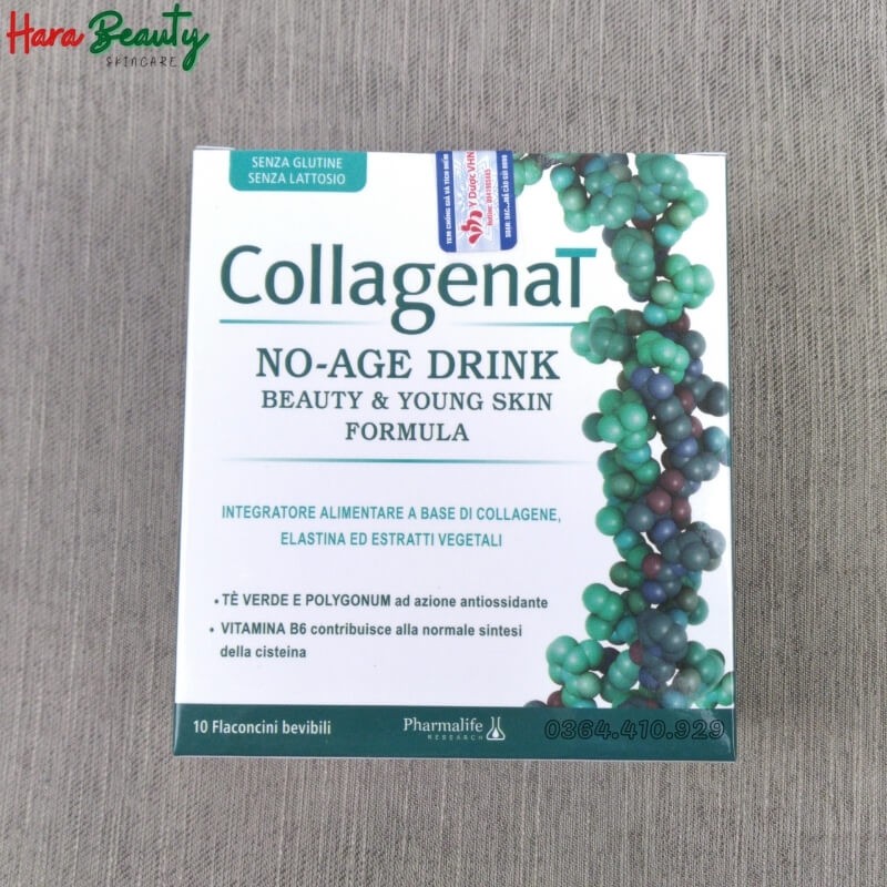Collagen Peptide Collagenat No Age Drink - Collagen thuỷ phân nhập khẩu Ý - Hara Beauty | Thế Giới Skin Care