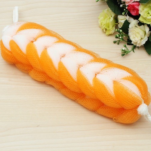 Bông tắm dài tạo bọt cọ ghet, tẩy tế bào chết cho da.