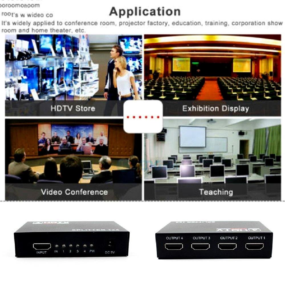 Bộ Chia Hdmi 1 Ra 4 Mạch Ngắn