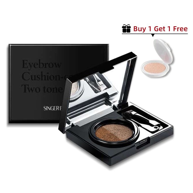 (Hàng Mới Về) Bộ Phấn Trang Điểm Lông Mày Hai Tông Màu Duyên Dáng 1 Tặng 1 6g + 6g
