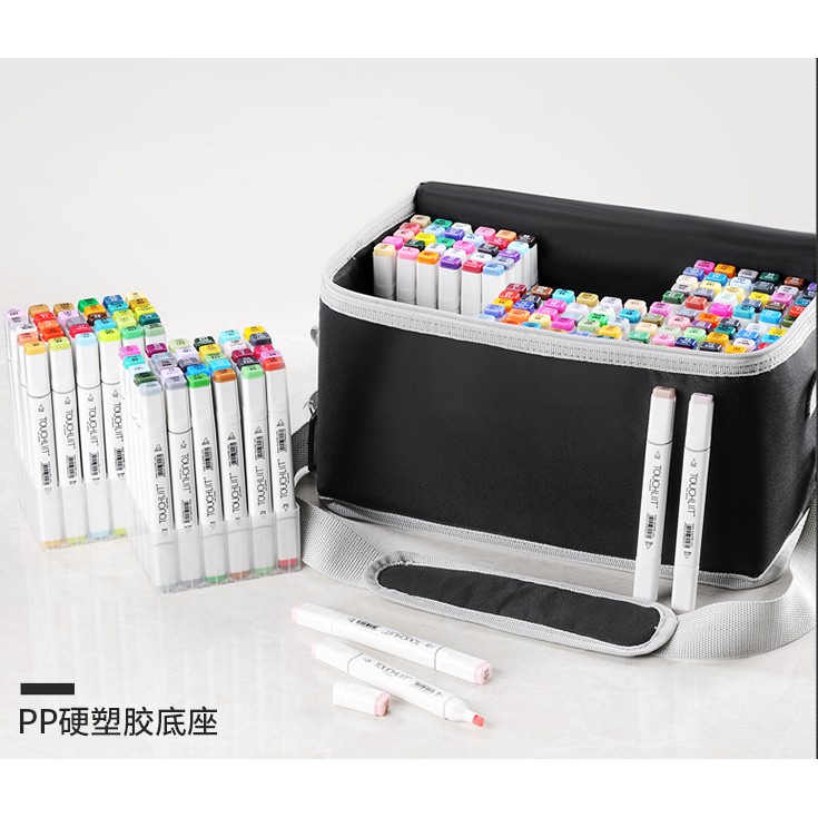 Bộ bút màu Marker Touchliit 168-204 FULL màu có khay màu khổng lồ thế hệ 6