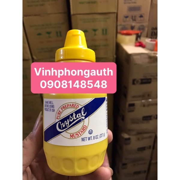 Mù Tạc Vàng Crystal 227g