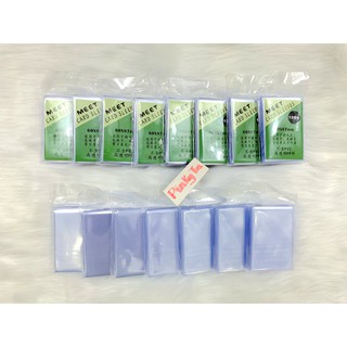 [THƯỜNG] Bọc Sleeves Card Standard Euro Size 60x87mm - hãng MeeT của Trung (Không Có Phần Seal Dán)