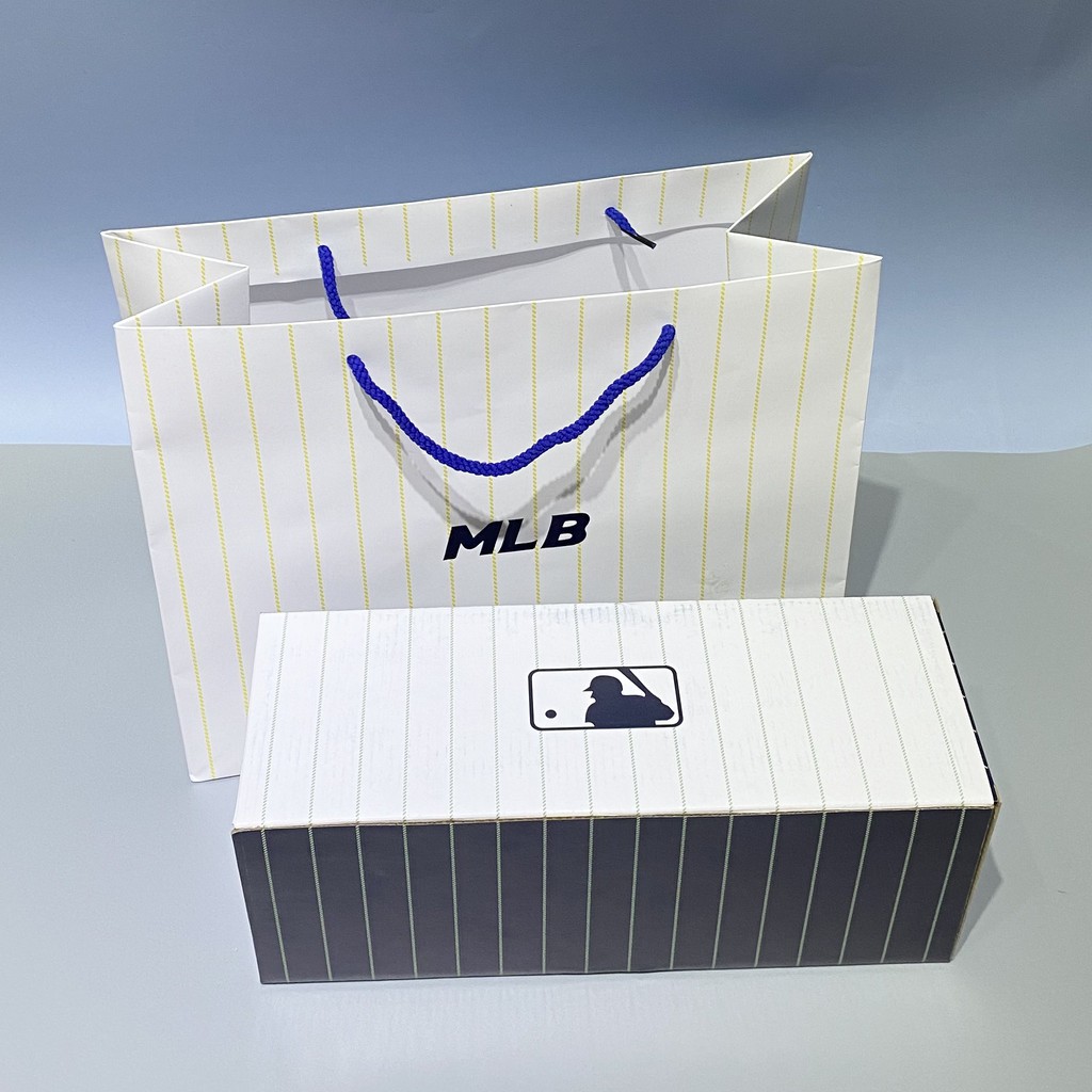 Túi giấy xách MLB ⚡ Túi quà tặng đựng giày dép mũ áo quần MLB + Bán kèm Full Box Bill + Giấy gói Pelure