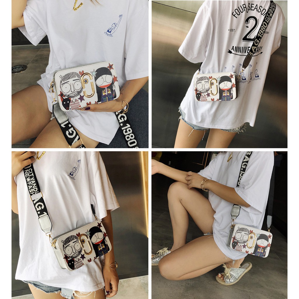 Túi Hộp Quai Chữ Hoạt Họa Hot Hit P803