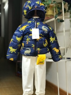 Áo Phao khủng long Zara ( 9/12m - 3/4y)